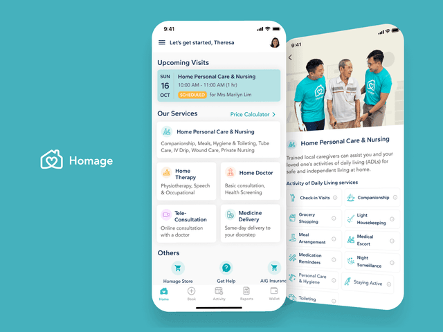 Homage – Health Care App